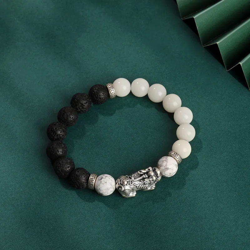 AWD White Jade Bodhi Bracelets Unisex-10