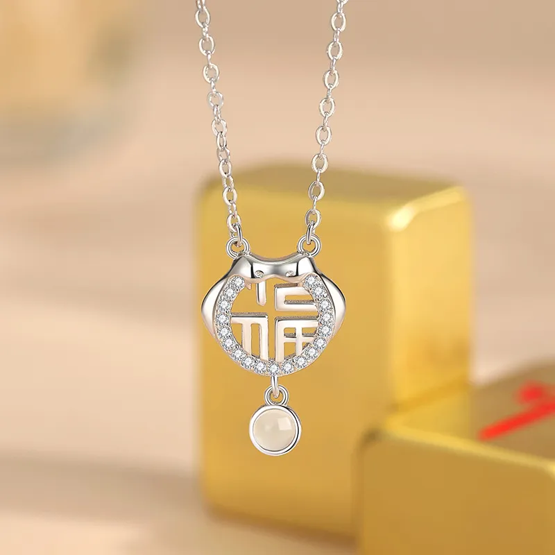 AWD S925 Silver Necklaces Women's-3
