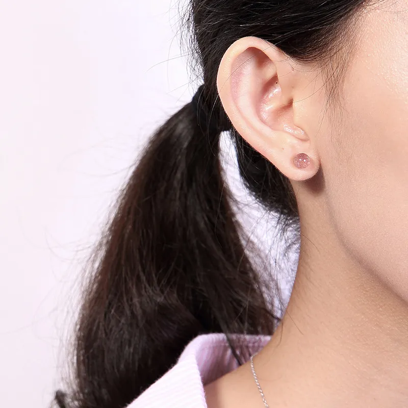 AWD Crystal Jade Stud Earrings Women's-2