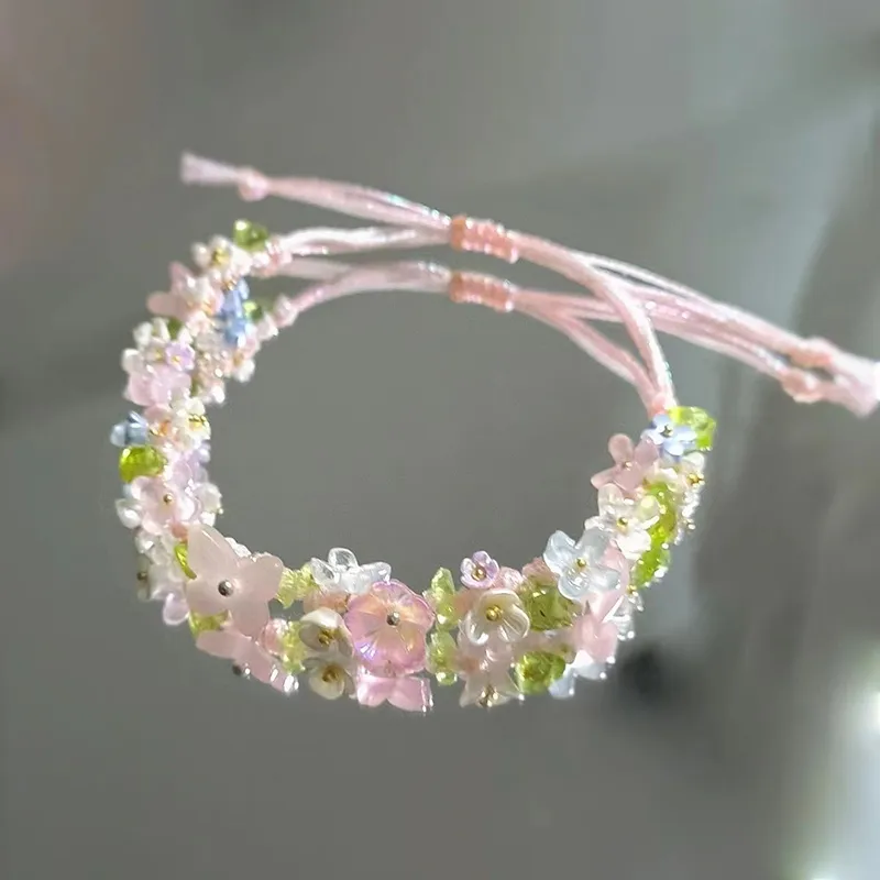 AWD Natural Colored Glaze Rope Bracelets Women's-3