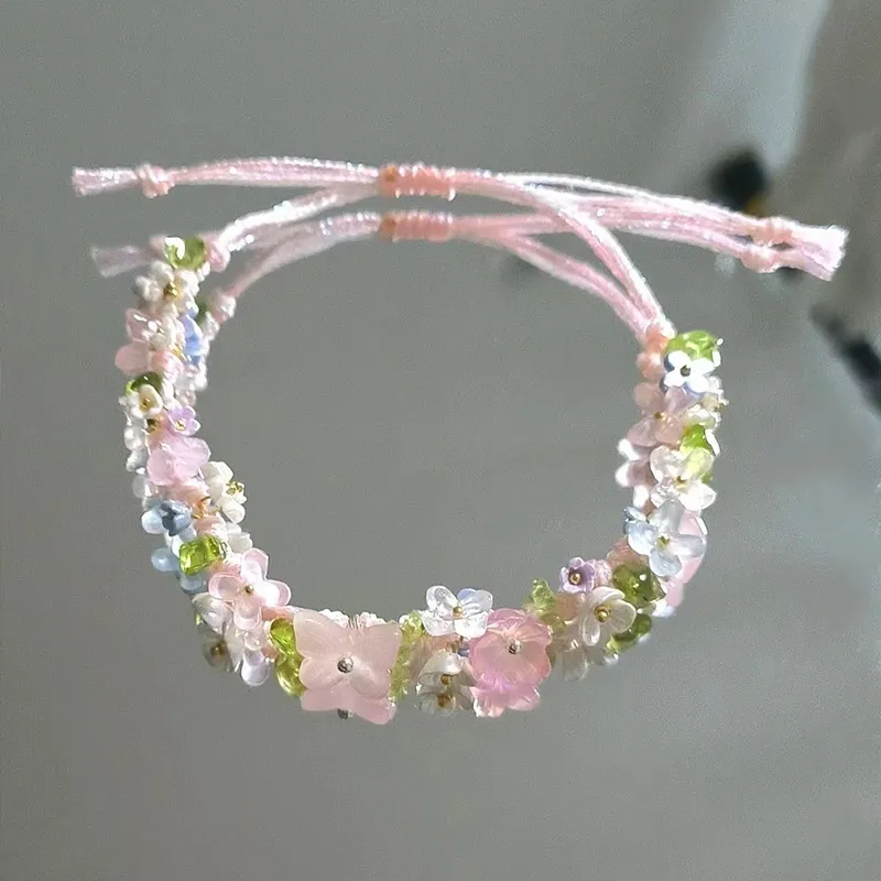AWD Natural Colored Glaze Rope Bracelets Women's-1