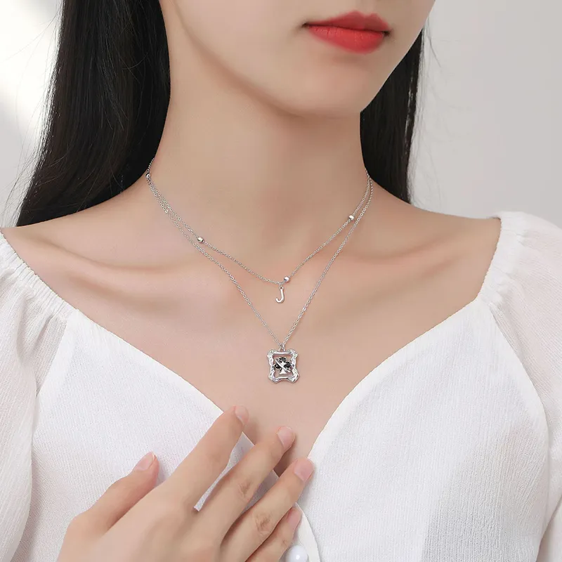 AWD S925 Silver Necklaces Women's Silver-1