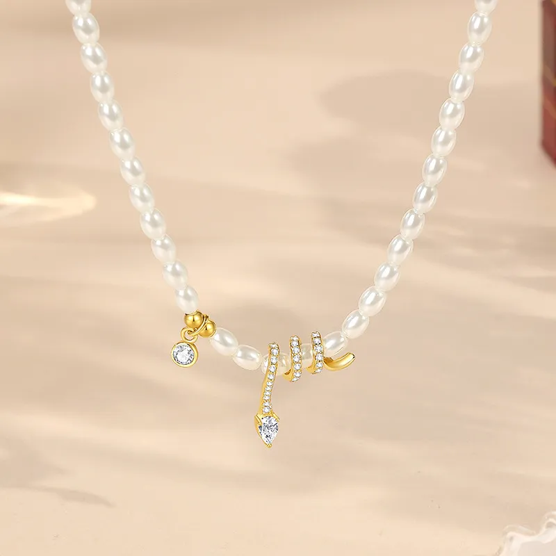 AWD S925 Silver Necklaces Women's-3
