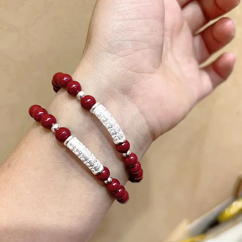AWD Colored Glaze Jade Bracelets Women's-3