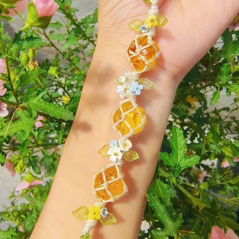 AWD Citrine Rope Bracelets Women's-4