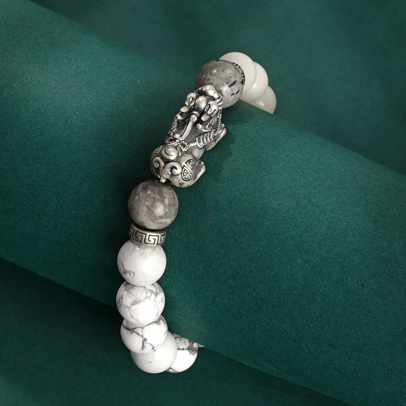 AWD White Jade Bodhi Bracelets Unisex-1
