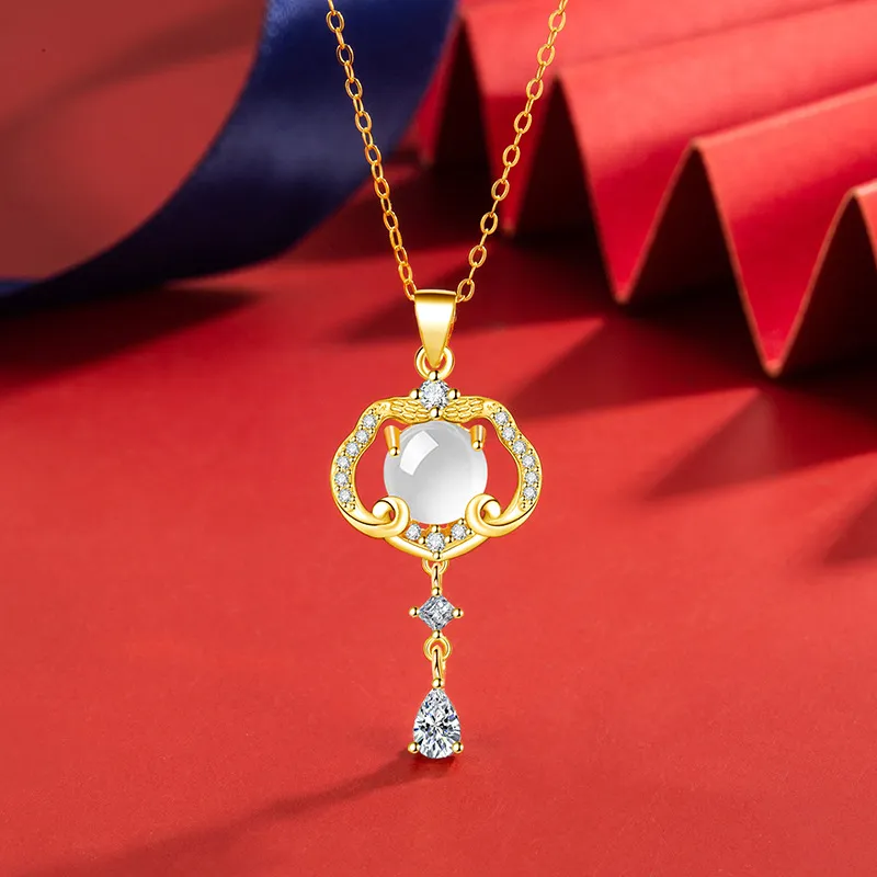 AWD Chalcedony Necklaces Women's-4