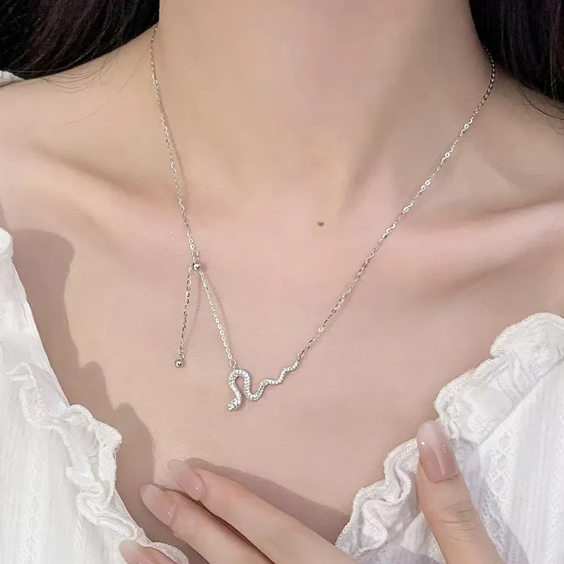 AWD S925 Silver Necklaces Women's-4