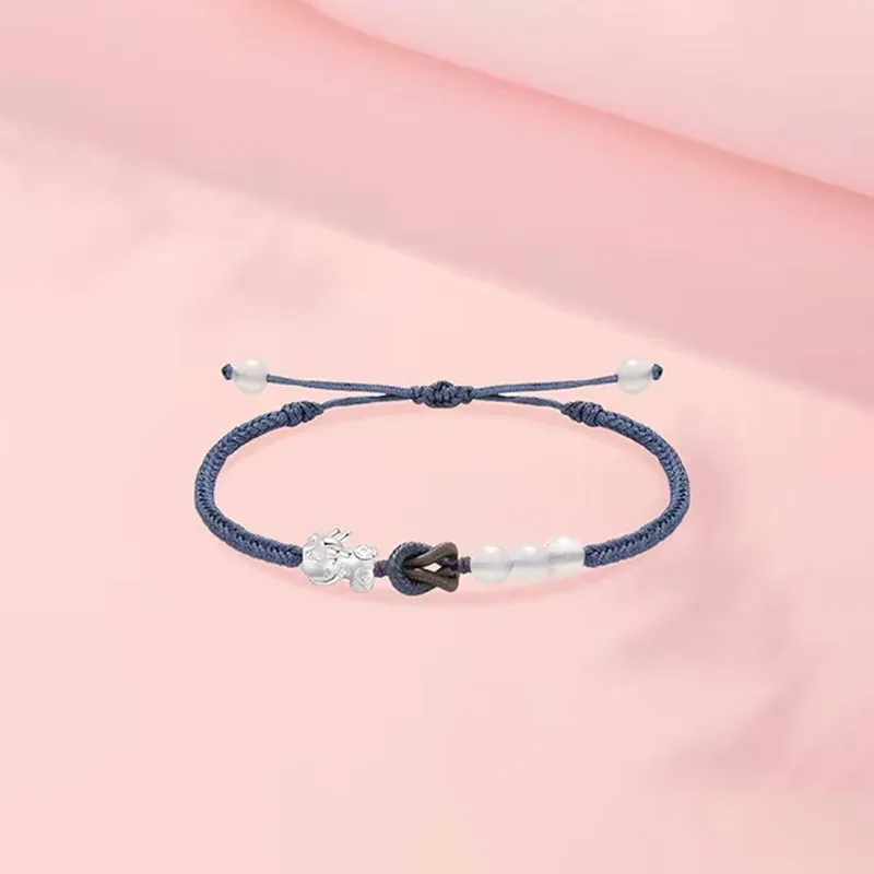 AWD S999 Fine Silver Rope Bracelets Unisex-3
