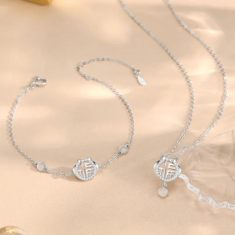 AWD S925 Silver Necklaces Women's-4