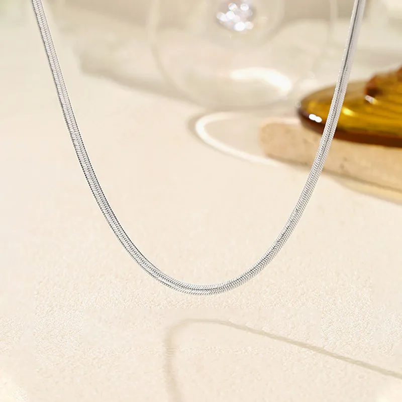 AWD S925 Silver Necklaces Unisex-2