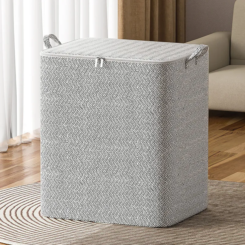 Ten Thousand Months Zipper Clothing Storage Bag, Moving Living Room Bedroom Quilt Organizing Storage Bag-4