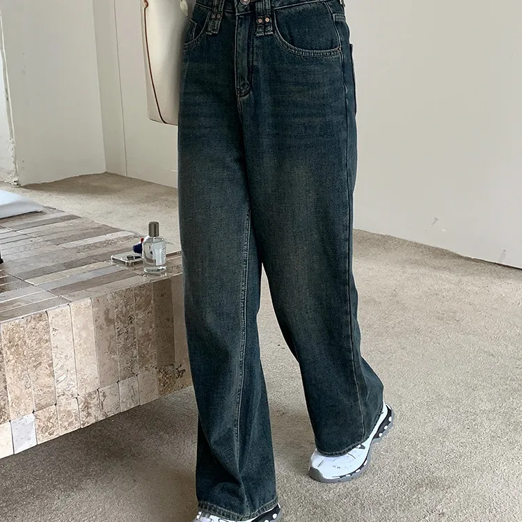 EOEI Jeans Women's Blue-3