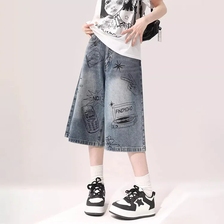 EOEI Jeans Women's Blue-3