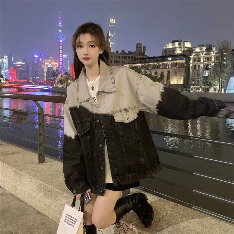 EOEI Denim Jacket Women's Black-2
