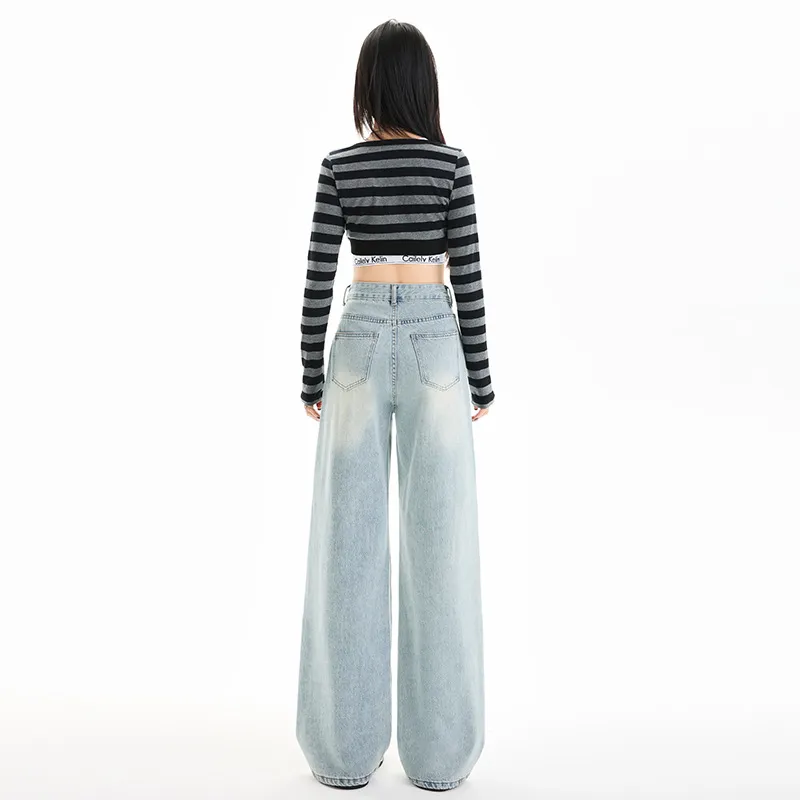 EOEI Jeans Women's Ice Blue-6