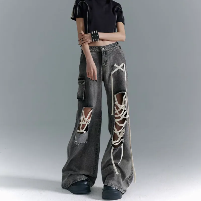 EOEI Jeans Women's Black-2
