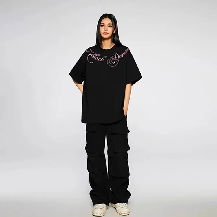EOEI T-Shirts Women's Black-4