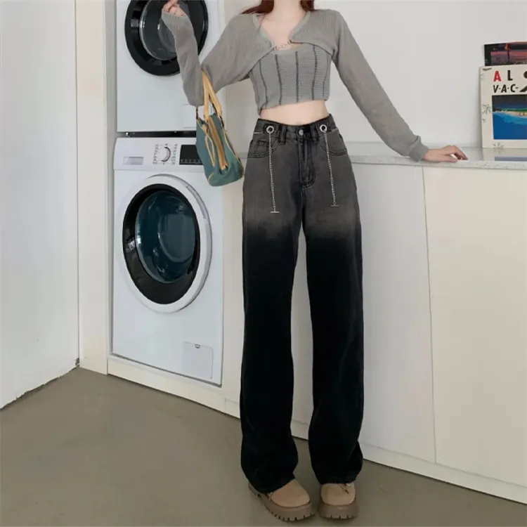 EOEI Jeans Women's Black-2
