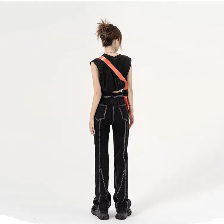 EOEI Casual Pants Women's Black-5