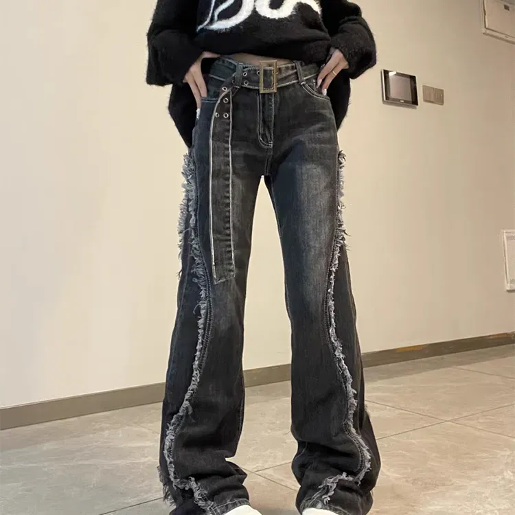 EOEI Jeans Women's Black-2