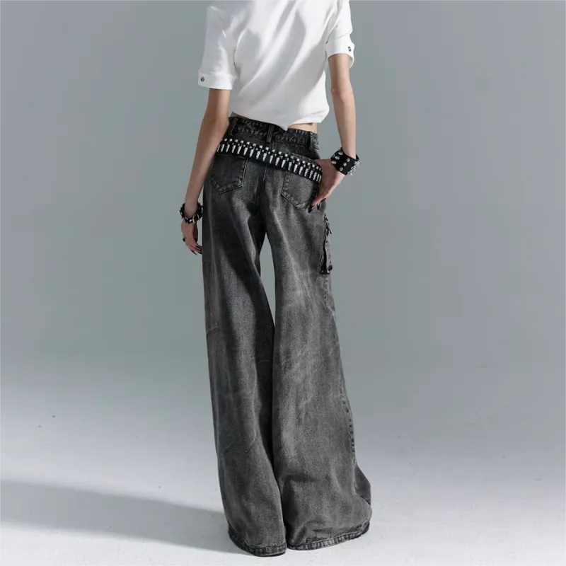 EOEI Jeans Women's Black-3