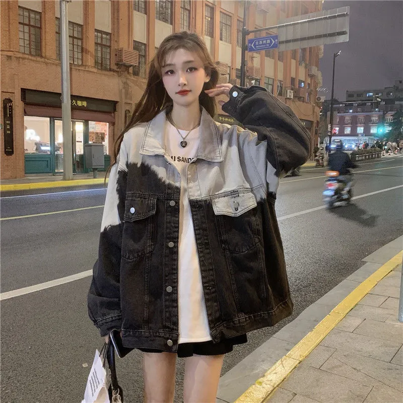 EOEI Denim Jacket Women's Black-3