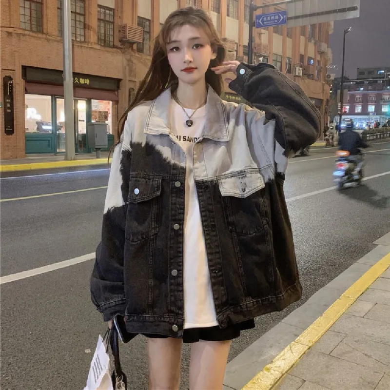 EOEI Denim Jacket Women's Black-1