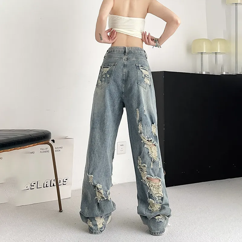 EOEI Jeans Women's Blue-3