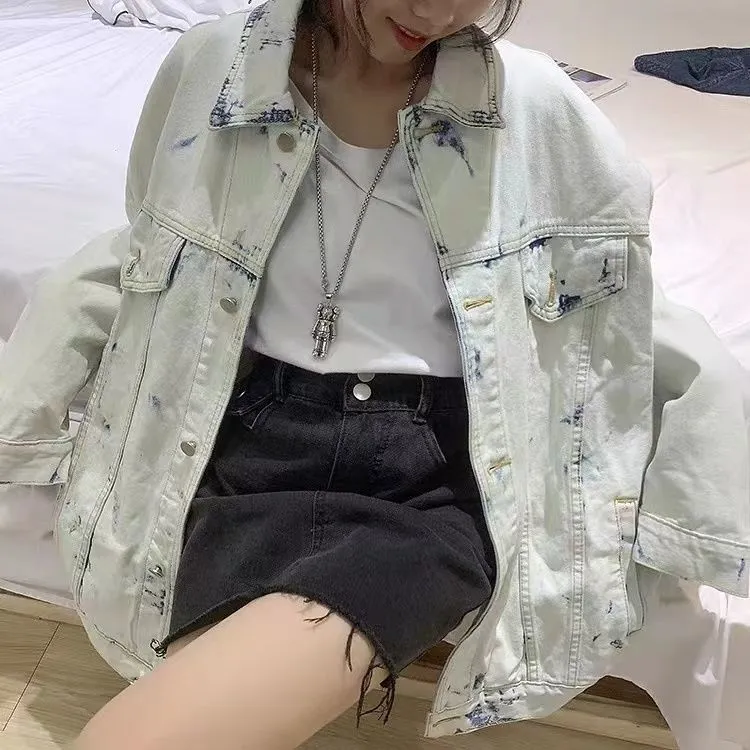 EOEI SS24 Denim Jacket Women's White-3