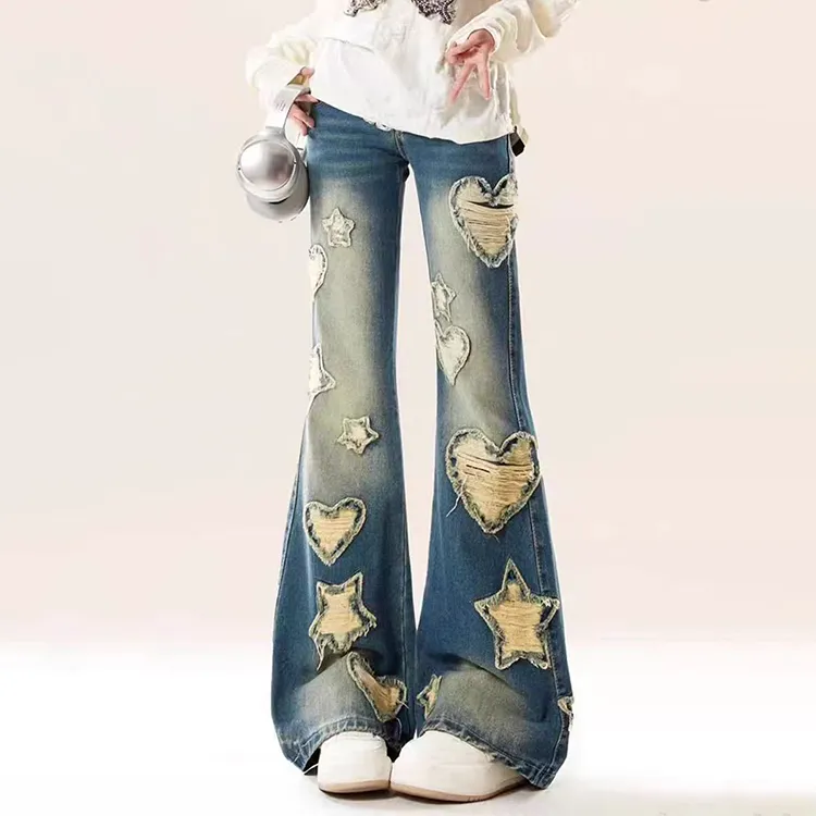 EOEI Jeans Women's Blue-2