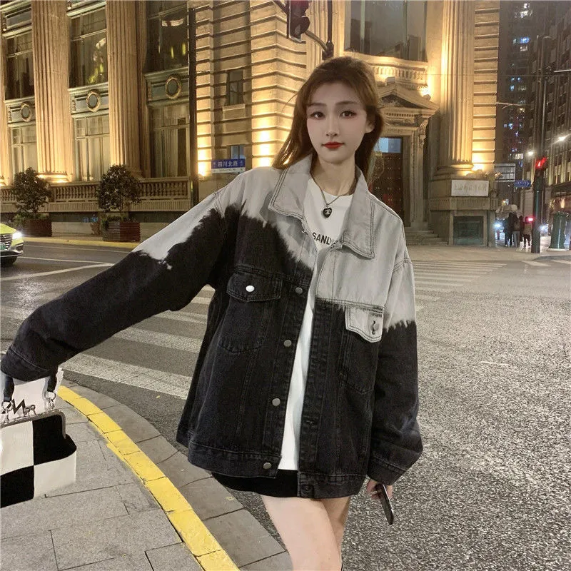 EOEI Denim Jacket Women's Black-4
