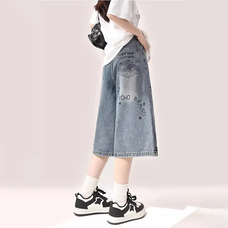 EOEI Jeans Women's Blue-4