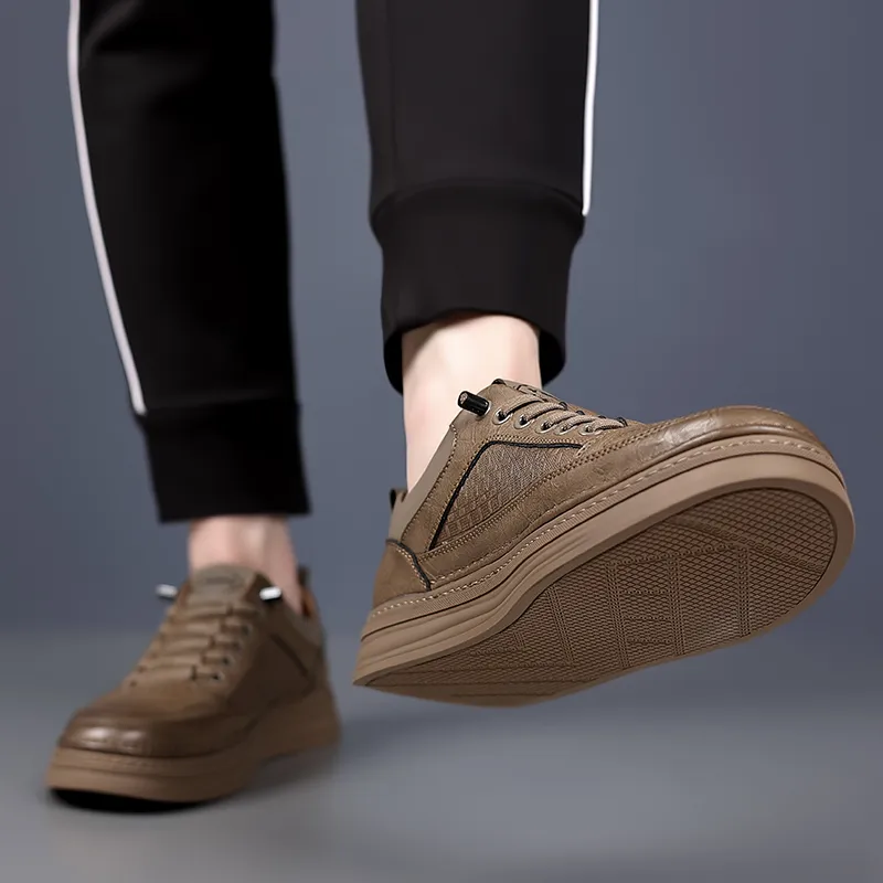 PTLS Slip-Resistant Low-Top Skateboard Shoes Men's-9