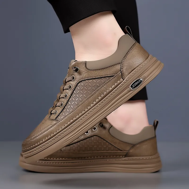 PTLS Slip-Resistant Low-Top Skateboard Shoes Men's-8