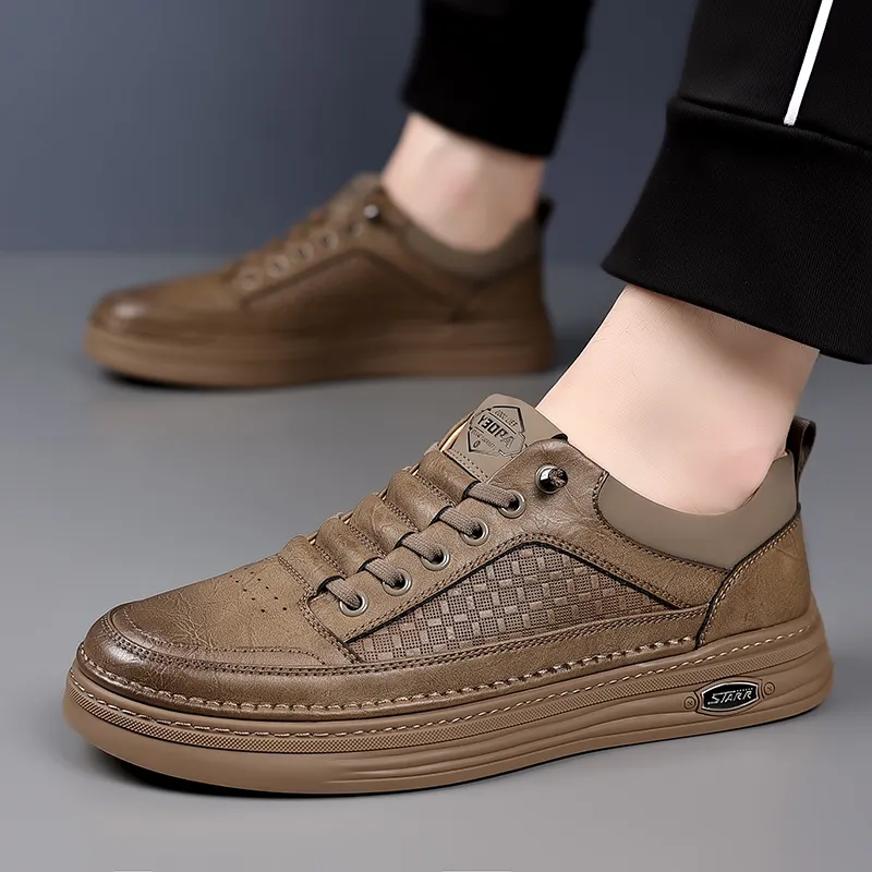 PTLS Slip-Resistant Low-Top Skateboard Shoes Men's-6