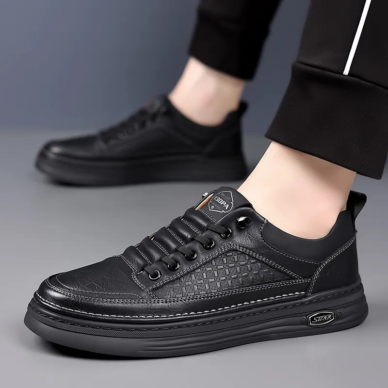 PTLS Slip-Resistant Low-Top Skateboard Shoes Men's-1