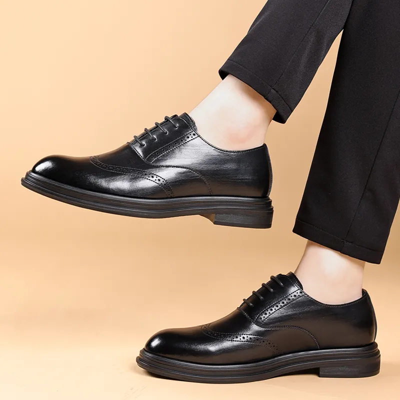 PTLS Dress Shoes Men Low Top-5
