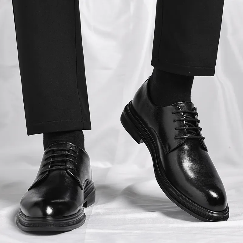 PTLS Dress Shoes Men Low Top-5