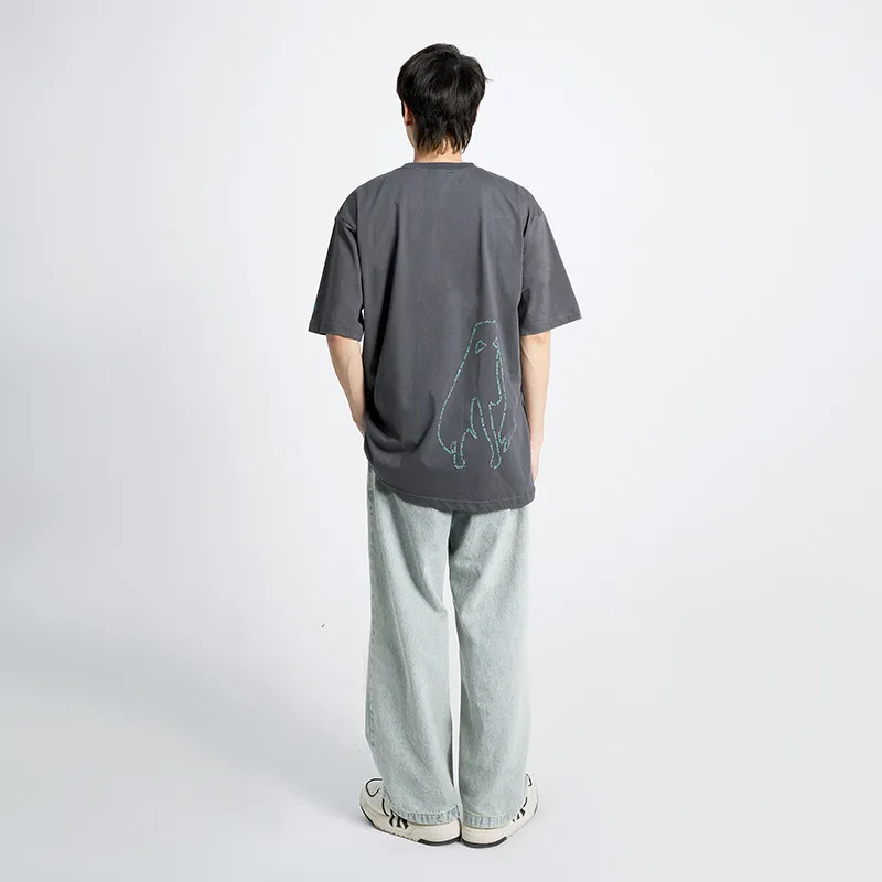Niko And ... x CHUYINWEILAI,LIANMINGKUAN T Shirt Unisex Gray-3