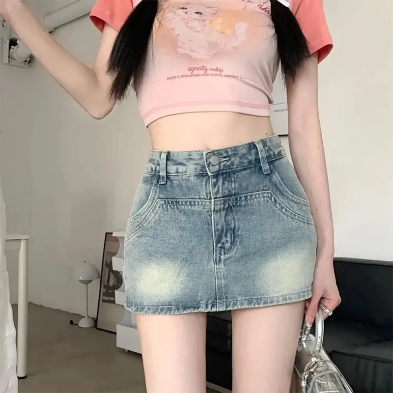 GTLA Denim Short Skirts Women's-2