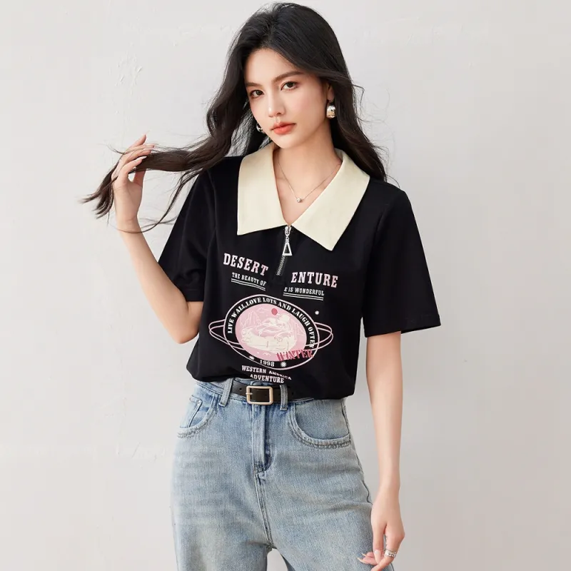 GTLA T Shirts Women's Black-4