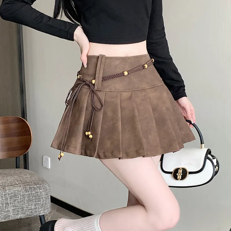 GTLA Leather Short Skirts Women's-25