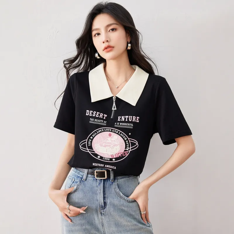 GTLA T Shirts Women's Black-3