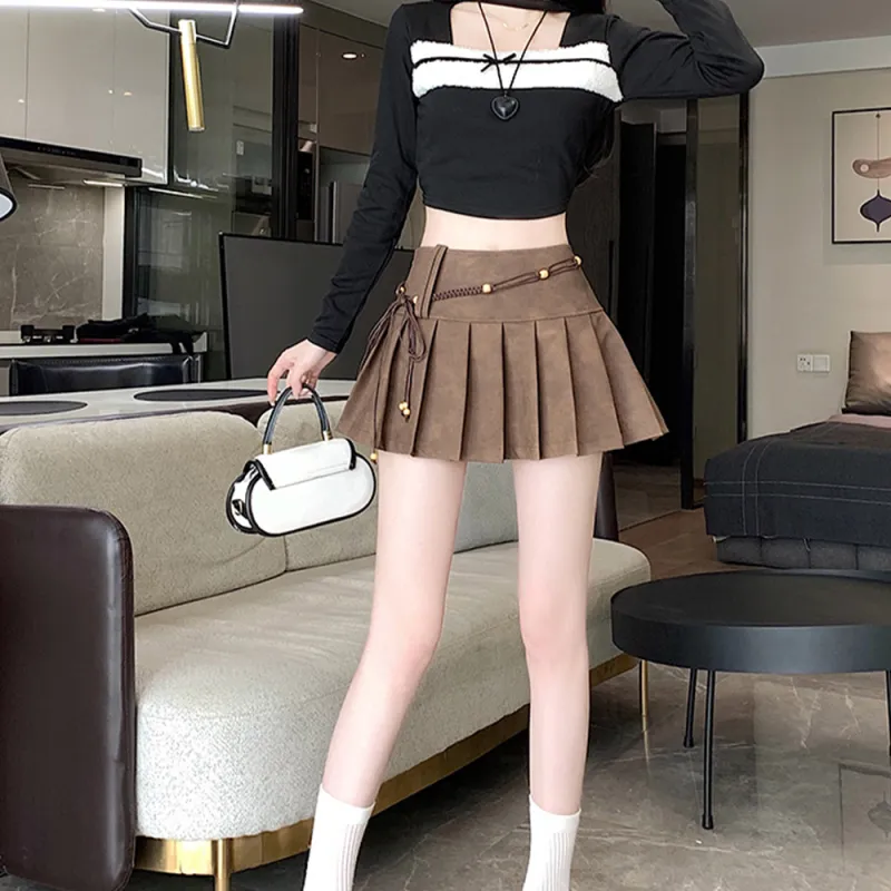 GTLA Leather Short Skirts Women's-16