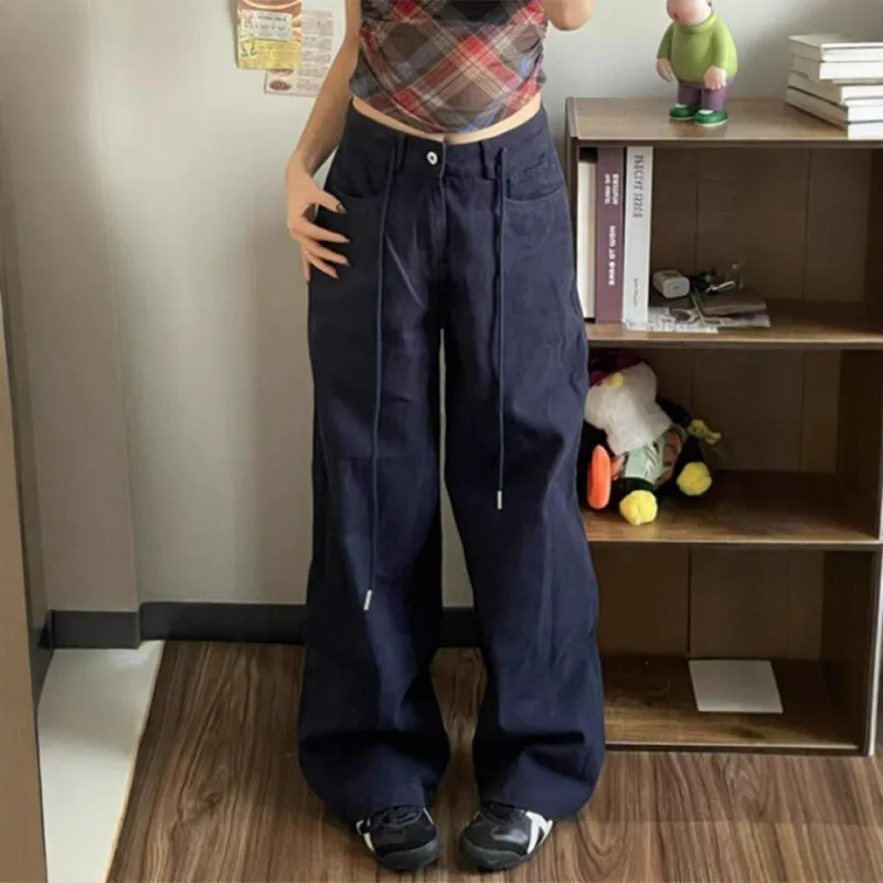 GTLA Cargo Pants Women's Navy Blue-5