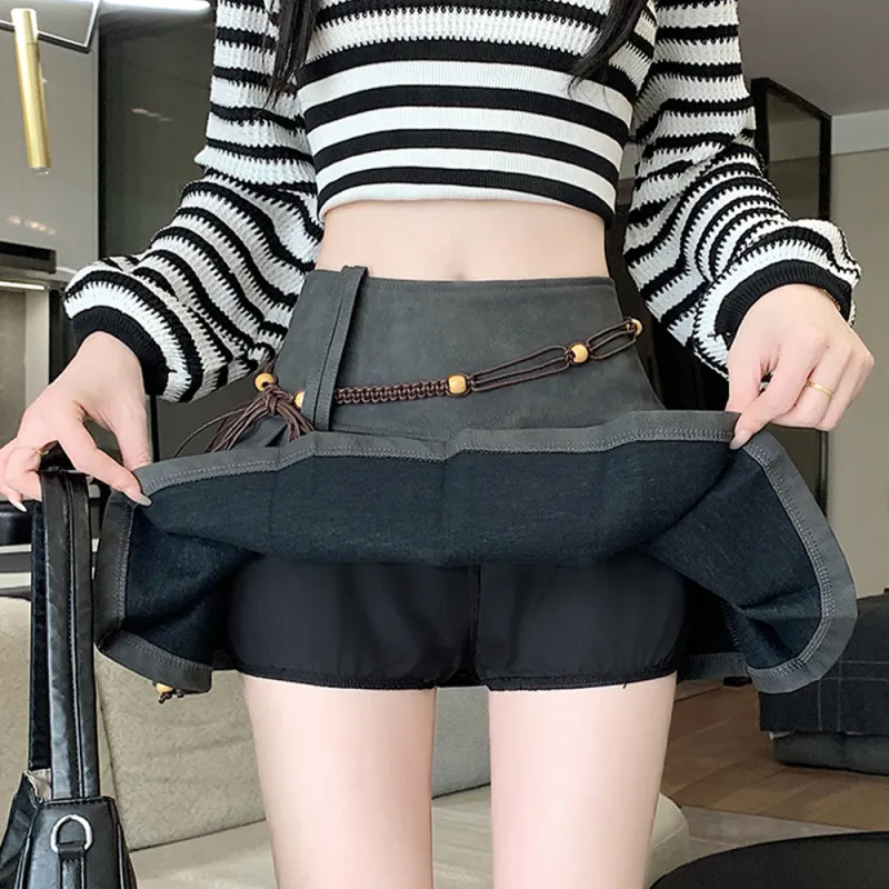 GTLA Leather Short Skirts Women's-5
