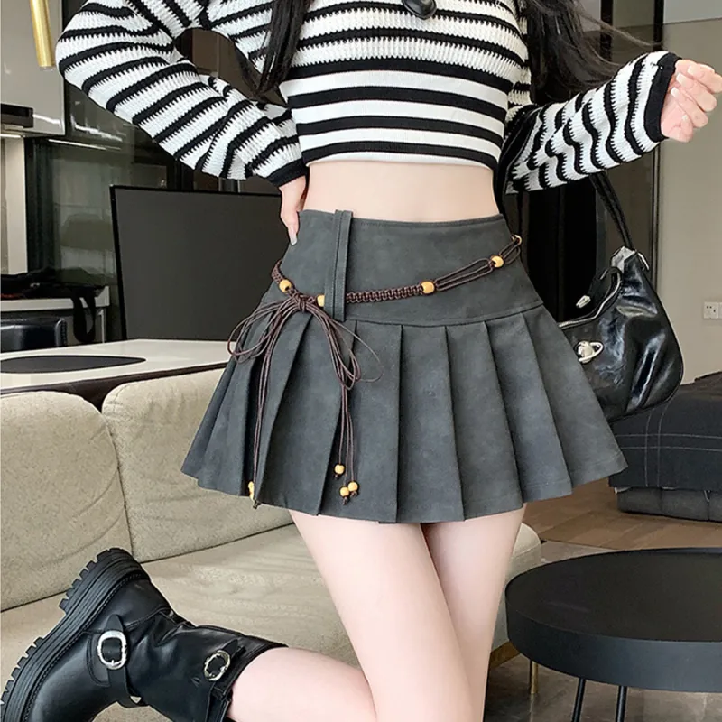 GTLA Leather Short Skirts Women's-4