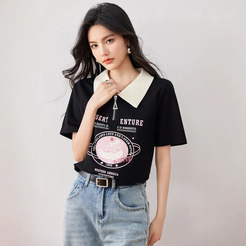 GTLA T Shirts Women's Black-2