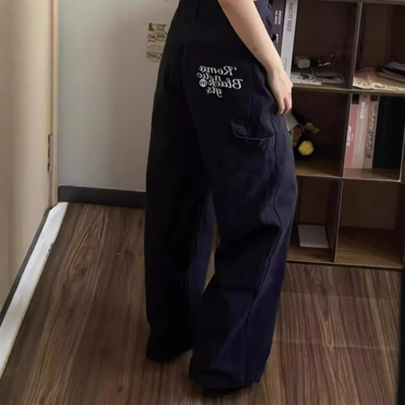GTLA Cargo Pants Women's Navy Blue-2